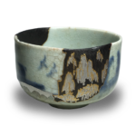 Early Imari Landscape Pattern Tsubo-shaped Tea Bowl