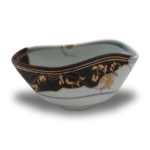 【Kintsugi・Makie】Early Imari Blue-and-White Arabesque Pattern Kutsugata Mukozuke