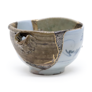初期伊万里・古唐津融合片口茶碗