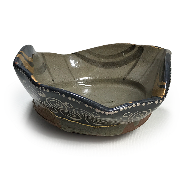 古唐津鳥紋四方向付